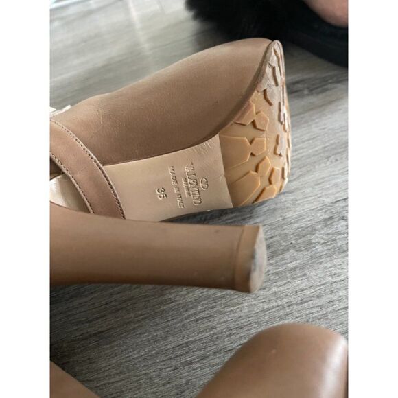 VALENTINO Tan Rockstud Accents Leather Boots Size 36EUR - Picture 8 of 16